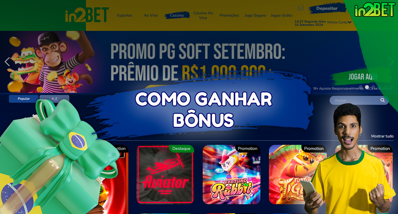 Bônus na In2Bet: como ganhá-los.