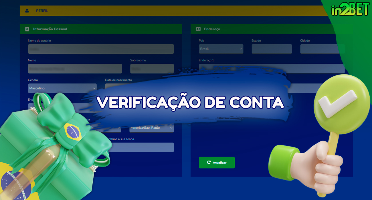 Como confirmar sua conta para receber um bônus da In2Bet.